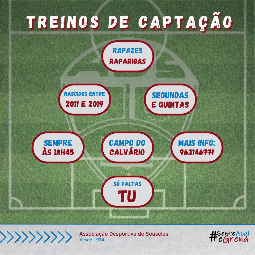 O Futebol de Formação está de regresso!