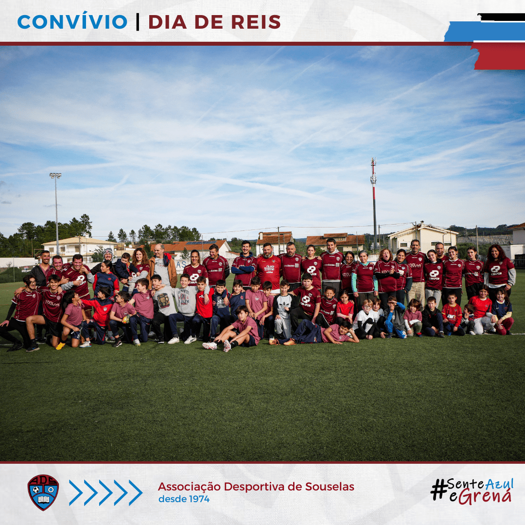 Convívio em Dia de Reis junta atletas, famílias e dirigentes no Campo do Calvário